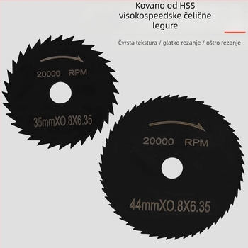 Journalist 6-dijelni set reznih pločica od visokou brzinskog čelika za rezanje drveta i metala