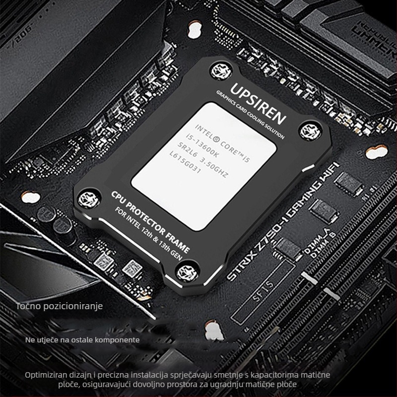 UPSIREN LGA17XX-BCF Držač CPU protiv savijanja s UTG-X hlađenjem i radijatorom