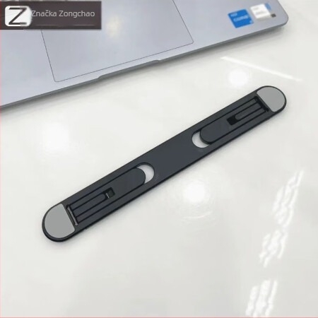 Sklopivi aluminijski stalak za laptop s rashladnom osnovom, prijenosni držač za stolni dnevni boravak za iPad 2 i druge tablete, težina 0,025 kg