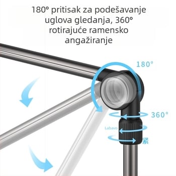 Držač WS-21009 za telefon i tablet – univerzalni, produživi klips, ABS + aluminijska zlitina