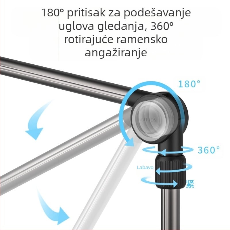 Držač WS-21009 za telefon i tablet – univerzalni, produživi klips, ABS + aluminijska zlitina