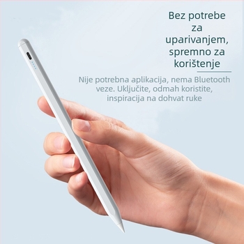 Tabletski stylus s metalnim tijelom; kompatibilan s Glory i Huawei tabletima; adsorbirajući vrh; univerzalni dizajn; podržava prilagodbe