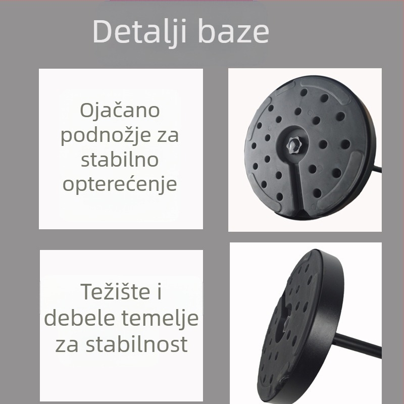 Metalni podesivi podni stalak za surround/satelitne zvučnike, model 306