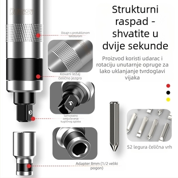Otis 13-dijelni set udarnih bitova za odvijač za kućnu upotrebu