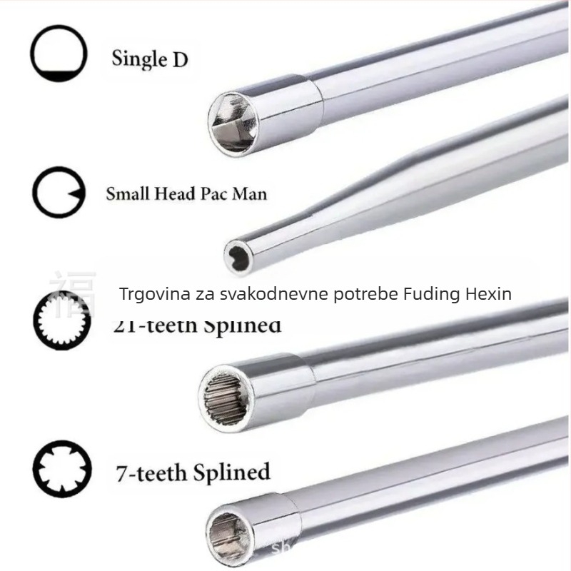 LISM odvijač za karburator za preciznu prilagodbu, nikl-króm čelik nehrđajući, izolirano, nije magnetsko, težina 0.1