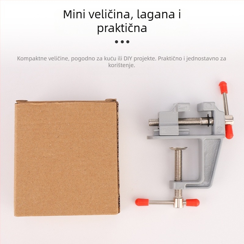 Stolni stezaljka od aluminijske legure, DIY alat, Bingxuan, težina 135 g