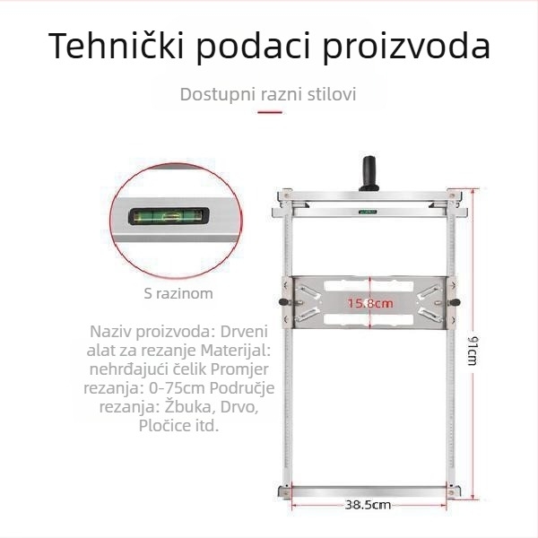 Sheng bangrong univerzalna baza s višenamjenskim držačem za alate za rezanje i bušenje - napajanje iz utičnice, universalni model