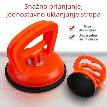 Snažna vakuumska čašica za strop za demontažu i montažu staklenih stropnih ploča u kupaonici