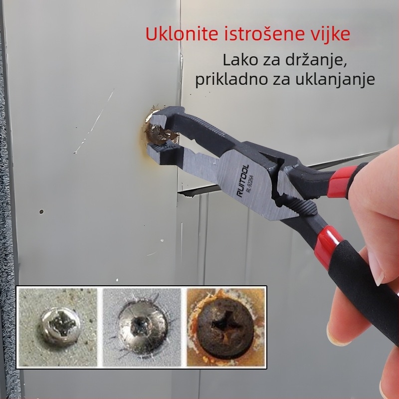 RUITOOL kliješta za vađenje vijaka s odvijanjem žica – višefunkcionalne kliješta za uklanjanje hrđavih vijaka
