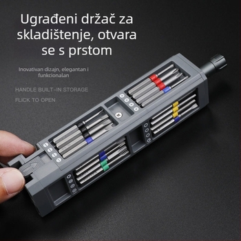 Arrizo magnetni set odvijača za mobitele i prijenosna računala, precizni alati za popravak, Cr-V čelik, težina 550 g