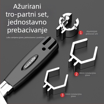 Otis ključ za cijevi, krom-vanadijski čelik, 570 g, vodovodni alat