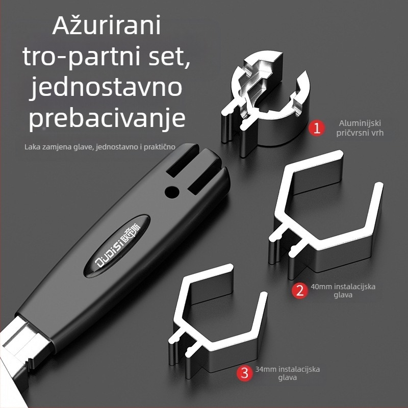 Otis ključ za cijevi, krom-vanadijski čelik, 570 g, vodovodni alat