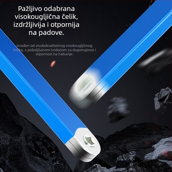 Volvan 3/8 Višenamjenski produžni ključ s ratchet glavom i produžnim štapom – kromiran, visoko ugljična čelična, 0.645 kg