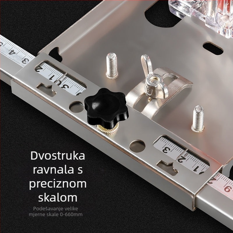 Osnovna plošča za stroj za rezanje drva, nehrđajući čelik, skup od 40 alata, standardni alatni skup