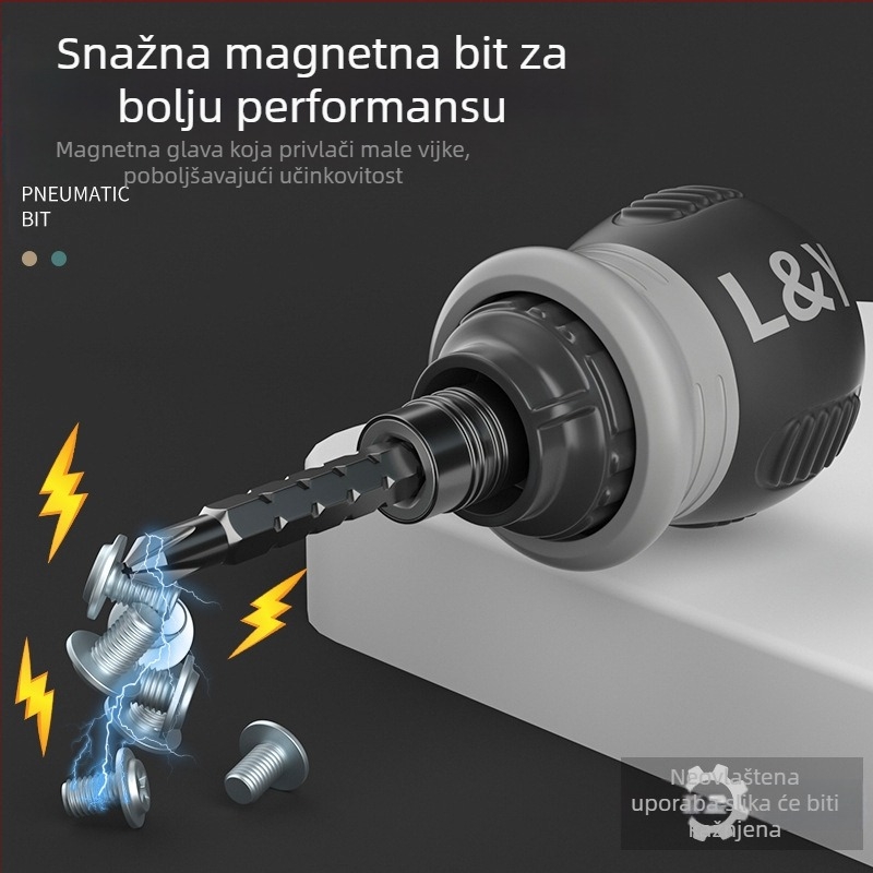 Maibu teleskopski odvijač set s ratchetskim mehanizmom, od krom-vanadija čelika, izoliran i magnetski