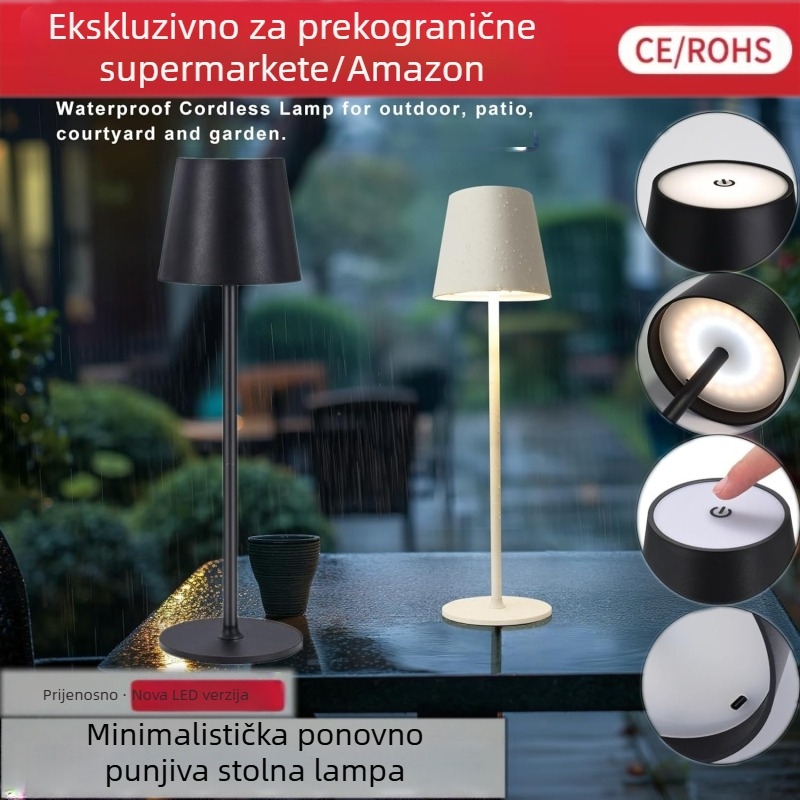 Aolishi Goblet stolna lampa s dodirnim upravljanjem, trobojno osvjetljenje, 5V napajanje, CE potvrda