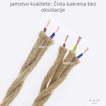 Yusheng napajajući kabel s PVC izolacijom, VDE certifikatom, za rasvjetnu opremu.