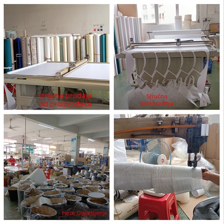 Abažur od platna A041, balon-tip, materijal: platno, debljina 0.4, pogodan za lustru i zidnu svjetiljku