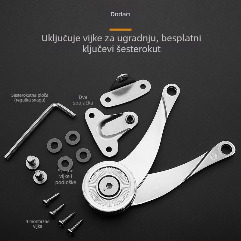Tong Ya držač vrata ormarića s automatskim zaključavanjem, od cinkove legure, model ZCG001-1, Tong Ya, die casting proces, za garderobe i ormariće