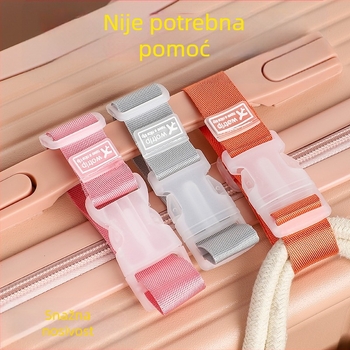 Kuka za prtljagu s vanjskim kukom – najlon remen za pričvršćivanje, marka Family Meaning, smanjenje opterećenja, proljeće 2018