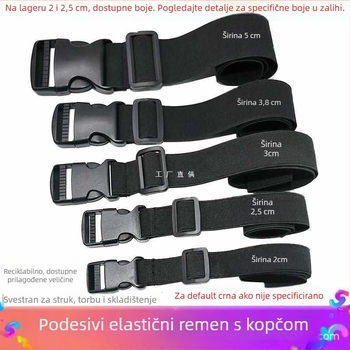 Elastični pojas s plastičnom kopčom, podesivi kaiš za šator i prtljagu, nosivost 10 kg, branda Mumu