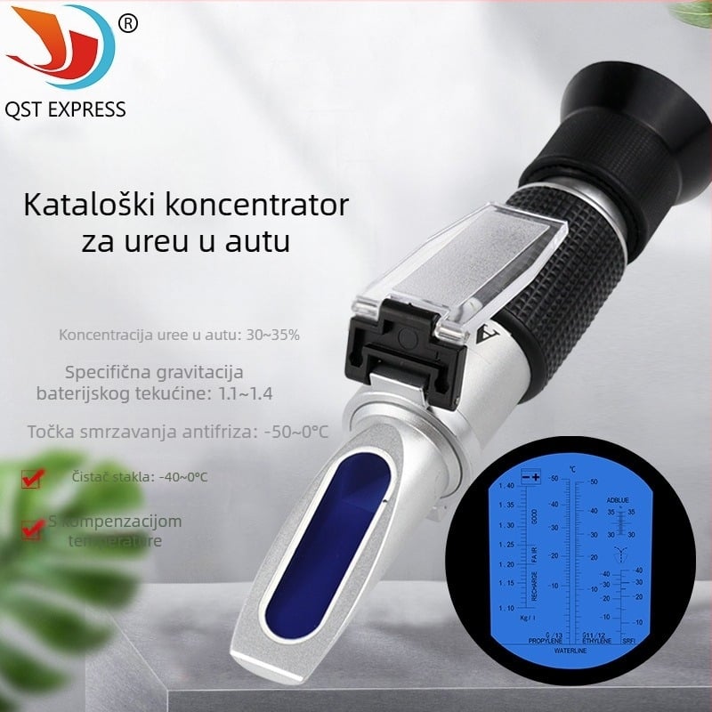 QST EXPRESS prizmični refraktometar za koncentraciju uree u automobilskom antifrizu, model detektor koncentracije otopine uree