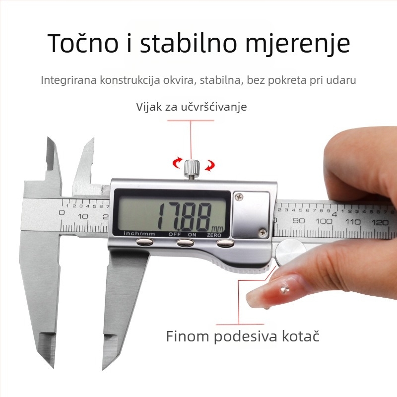 QST EXPRESS Digitalni mjerni alat s LCD zaslonom