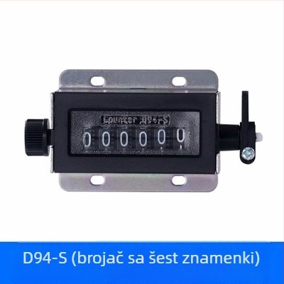 D67-F petocifreni mehanički vučni brojčanik, raspon brojanja 99999, ulaz 220V, prilagodljiva obrada
