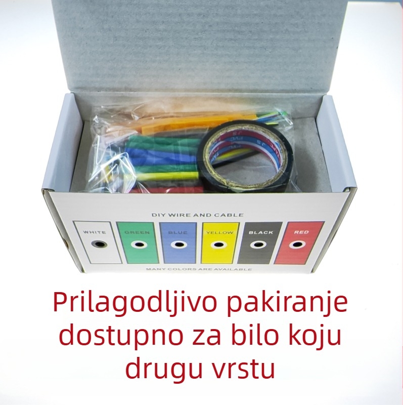 Silikonski izolirani kabel za unutarnju električnu opremu – DIY upotreba, pakiranje u kutiji, dugoročna opskrba