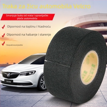Flanelna traka za automobilsku kabelu, otporna na visoke temperature, otporna na habanje i smanjenje buke za audio i navigaciju; marka Wenze; prilagodljivo obrađivanje; licencirana privatna marka