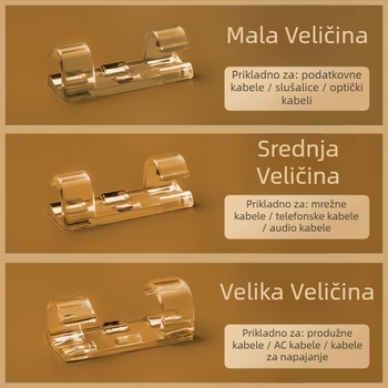 Thousand feng držač za kabel — samoljepljivi organizator kablova, moderan minimalistički stil, za stolnu pohranu, izdan zimi 2012