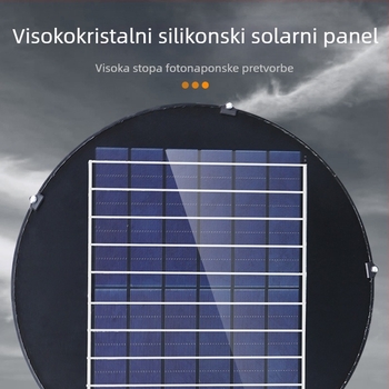 Solarsko LED vanjsko ulično svjetlo IP66, vodootporno, visoke snage, automatsko noćno osvjetljenje za ruralno dvorište