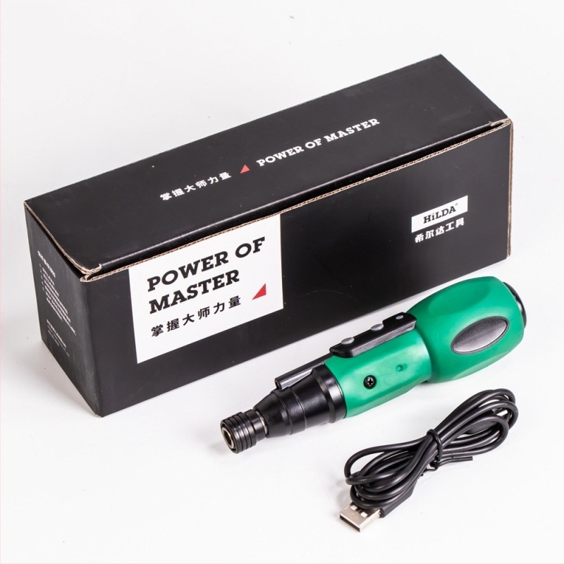 Električni odvijač 3.6V, USB punjenje, magnetski držač bitova, za kućnu upotrebu