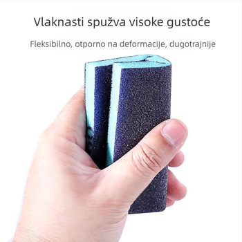 RUITOOL Spužvasti blok za brušenje, dvostrani za metal i drvo, aluminij + spužva, poliranje, prilagođena obrada
