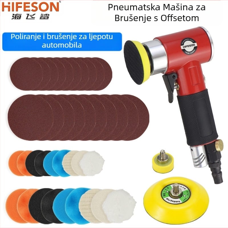 Sea Flying Shark ekscentrčna pneumatska brusilica za brušenje, poliranje i auto voskanje