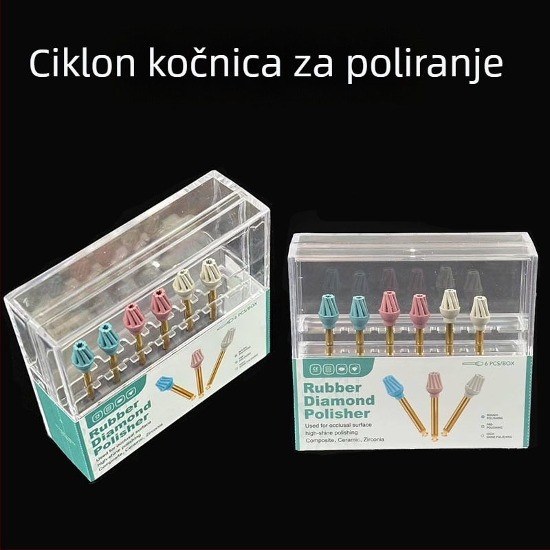 Zubni polirni kotač za okkluzijske površine i prostore između zuba (Brand: HDF; Neto sadržaj: 35 g; Za odrasle; Podrijetlo: Drugo; Kategorija proizvoda: Druga oralna kemikalija)