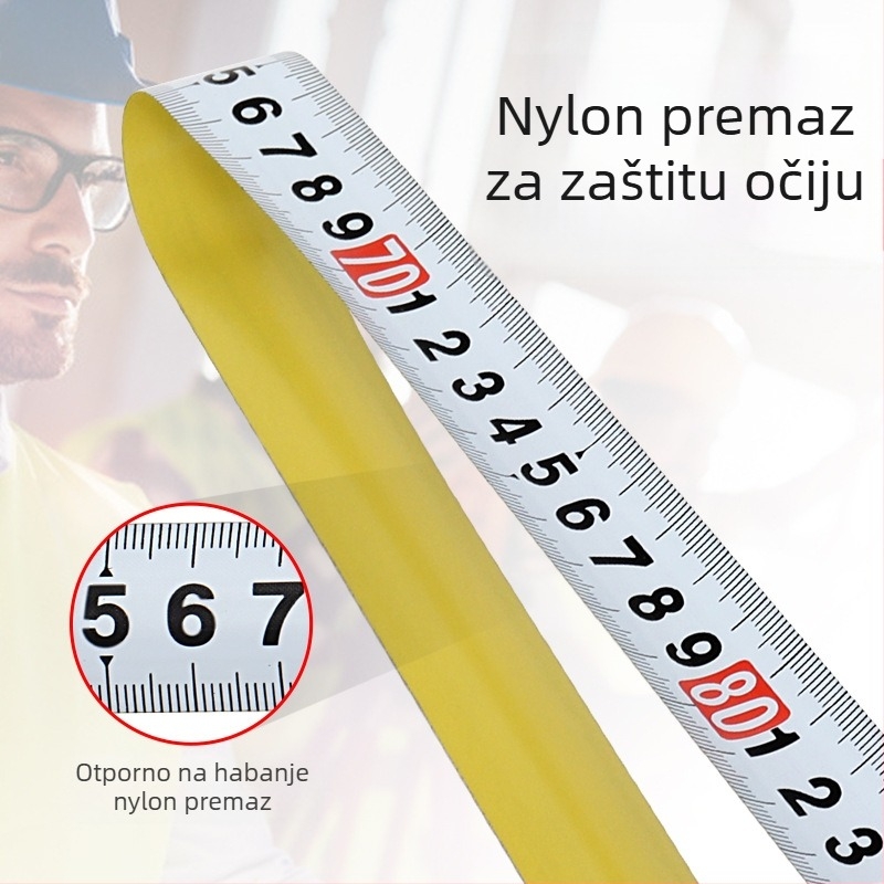 Bonte mjerna traka, 5 m, automatsko zaključavanje, otporna na pad, za stolara