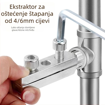 Ekstraktor za vodovodne cijevi za oštećene vijke i navoje – Exhibition tool – serija Water pipe extractor