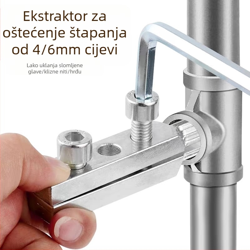 Ekstraktor za vodovodne cijevi za oštećene vijke i navoje – Exhibition tool – serija Water pipe extractor