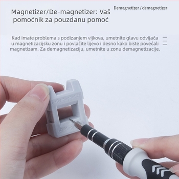 115-u-1 precizan set odvijača za satove, naočale, telefone i računala; magnetski alat od krom-vanadijevog čelika, 475 g