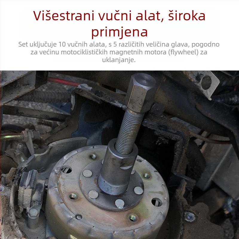 Alat za izvlačenje magneto motocikla – demontaža rotora i zotrvačnika, auto popravak, marka Musen Tang