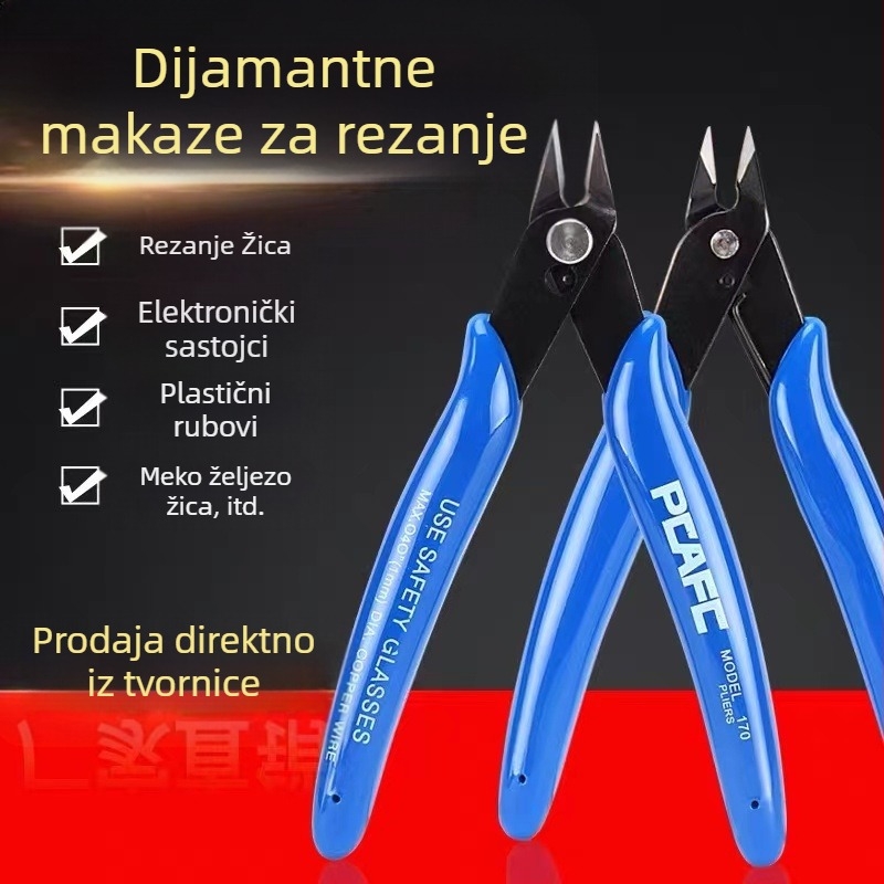 Klešta za pinove Gundam modela, s visokouugljičnom čeliku, Kingmas, težina 50 g, industrijske kvalitete