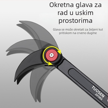 xTuosen Podesivi alat za popravak pneu automobila — uklanjivač čavala, prilagodljiv