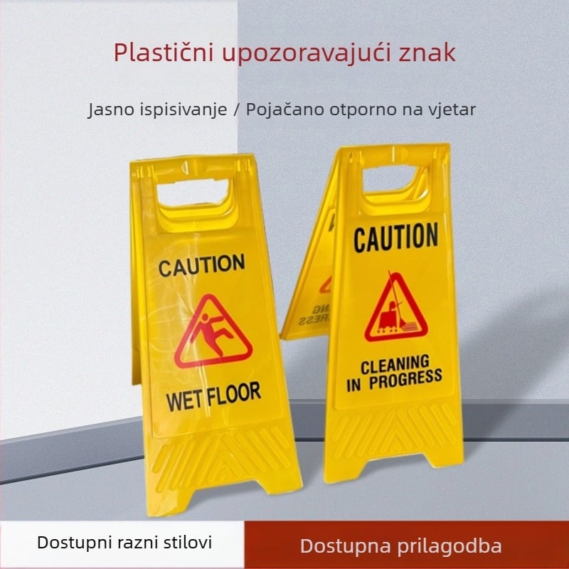 Upozoravajući znak u obliku A — blow molding, reflektirajući film klase 1, 20 kom./kutija, serija: Upozoravajući znak