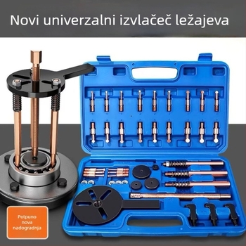 Automobilski vučni alat za ležaje, odvijački vuč za ležaje s tri kandže, 18-u-1 višenamjenski vuč