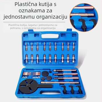 Automobilski vučni alat za ležaje, odvijački vuč za ležaje s tri kandže, 18-u-1 višenamjenski vuč