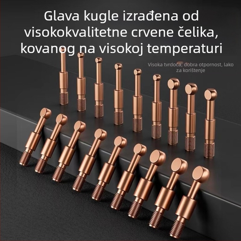 Automobilski vučni alat za ležaje, odvijački vuč za ležaje s tri kandže, 18-u-1 višenamjenski vuč