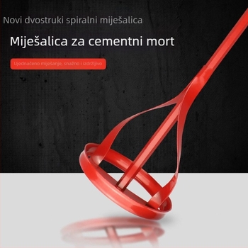 Glava miksera za cement s šesterokutnim držačem – čelična konstrukcija, za miješanje cementa, morta i boje; Newone.