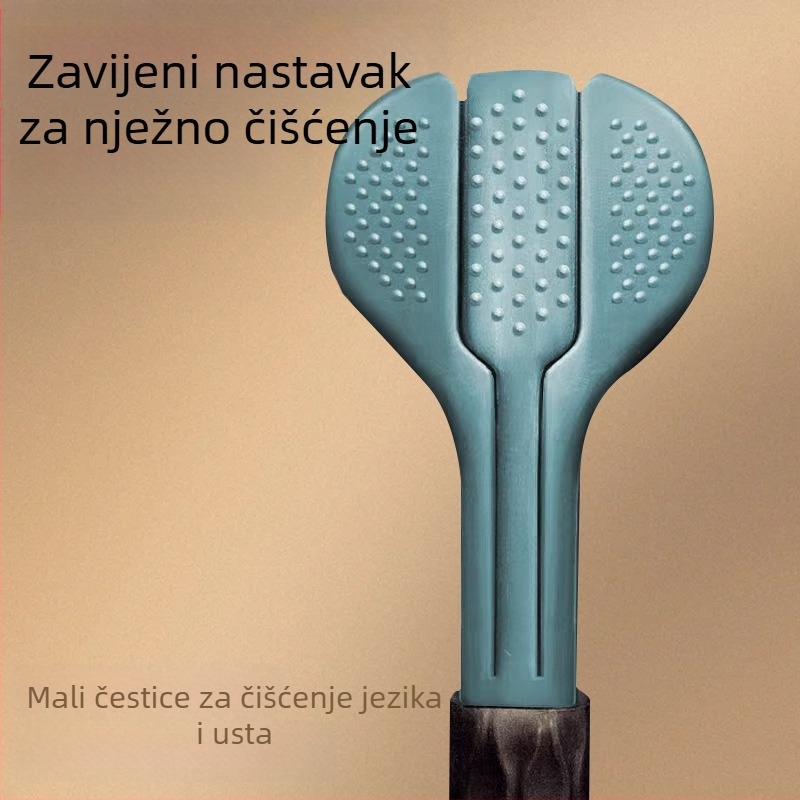 Love Teeth odrasla trostrana 3D četkica za zube s mekanim vlaknima, ručna