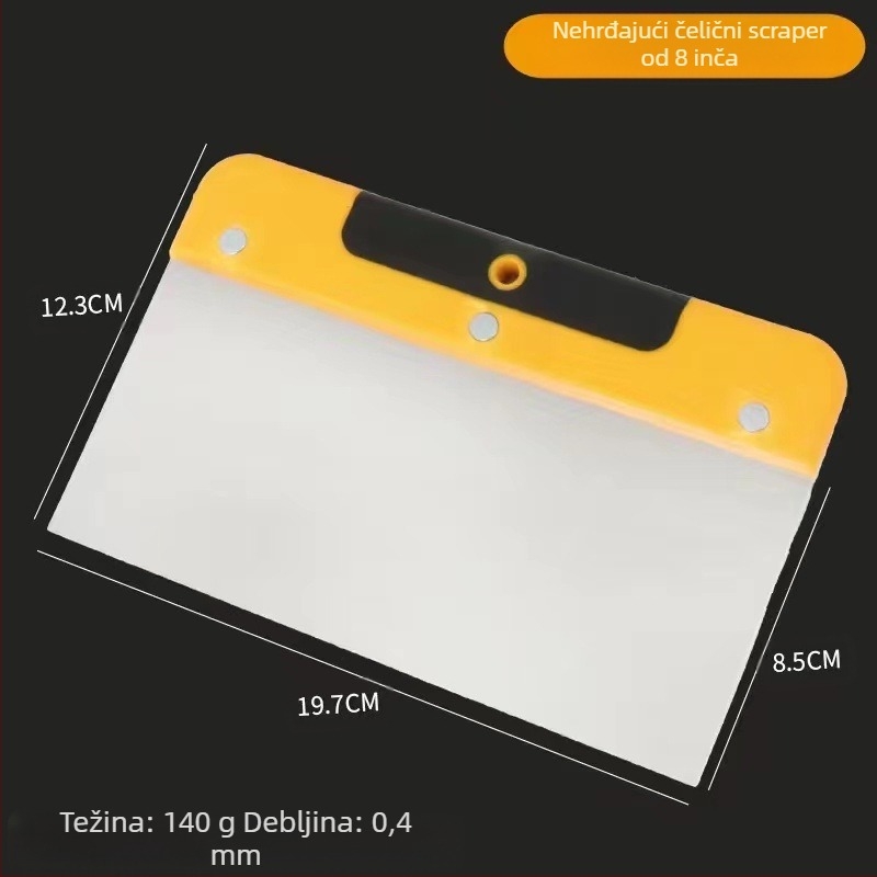 Nehrđajući čelični nož za špachtlu s plastičnom ručkom, za široku primjenu